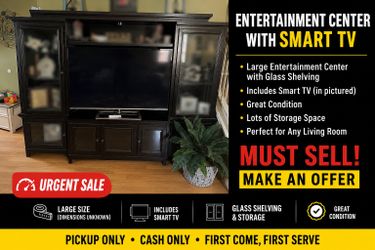Entertainment Center with TV