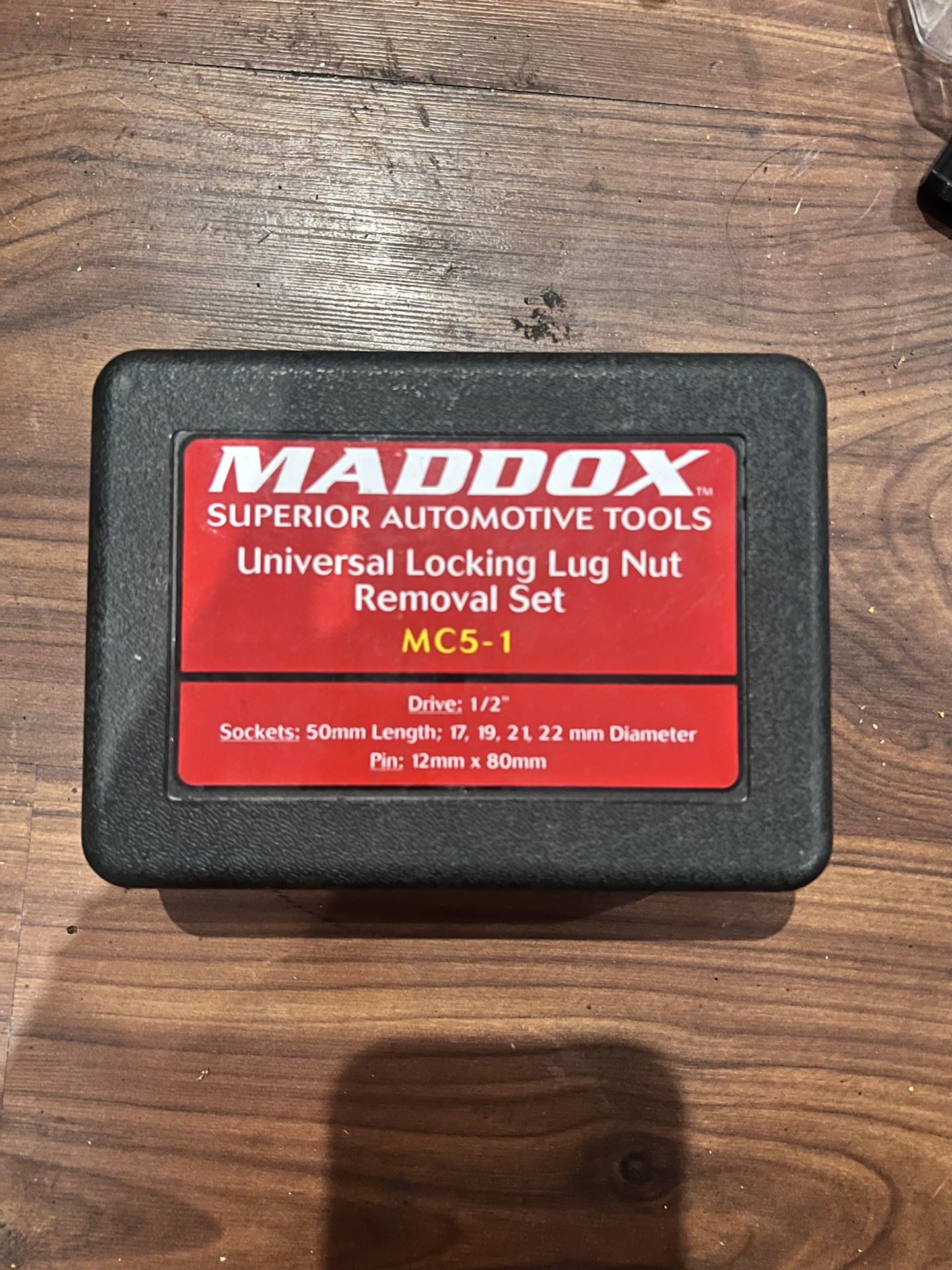 Maddox Universal Locking Lugnut Removal Set (pickup in NOLA only) $30