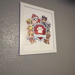 8 Paw Patrol Wall Frames 