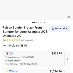 Jeep Wrangler Front Bumper Poison Spyder