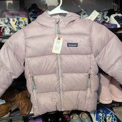 Patagonia Girls Down Jacket Coat Size 4T
