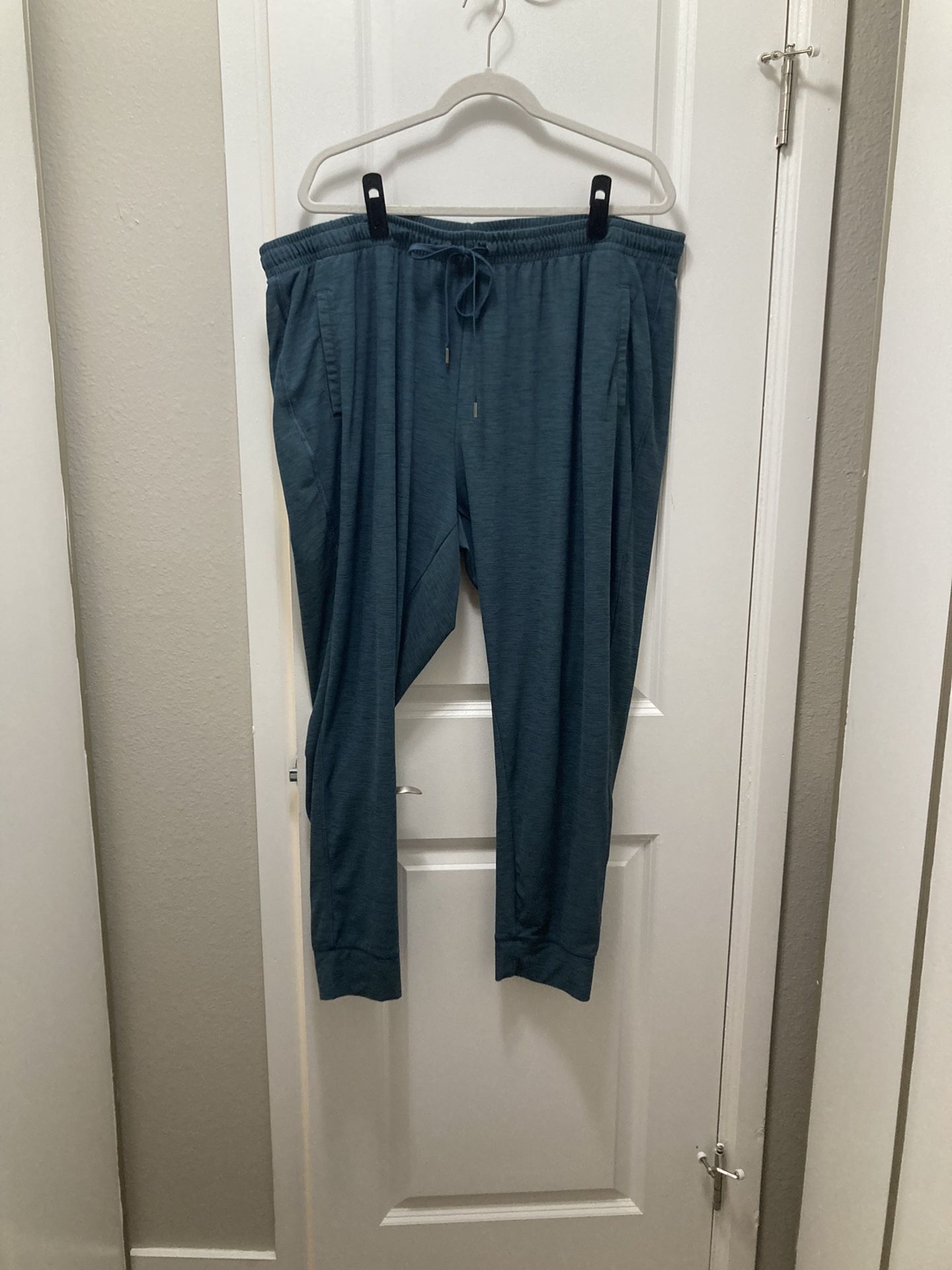 Teal Joggers With Pockets