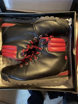 ROCAWEAR Black Red boots like new mens size 10.5