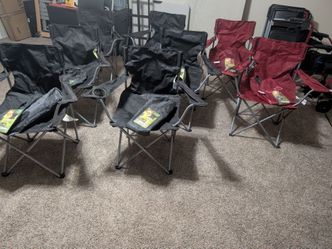 8 camping folding chairs