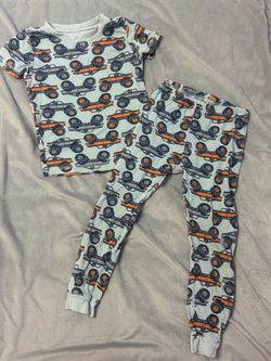 Youth boys 5T monster truck pajama set
