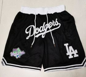 Dodgers Black Shorts World Series vintage Edition