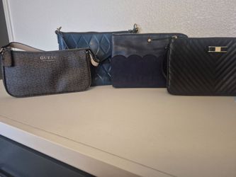 4 brand-name bags for sale — all are new, very clean, and in excellent condition. Stylish and well taken care of. Message me if interested!