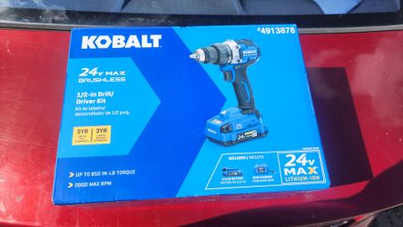 Kobalt 24v Drill/Driver kit (WITH BATTERY)