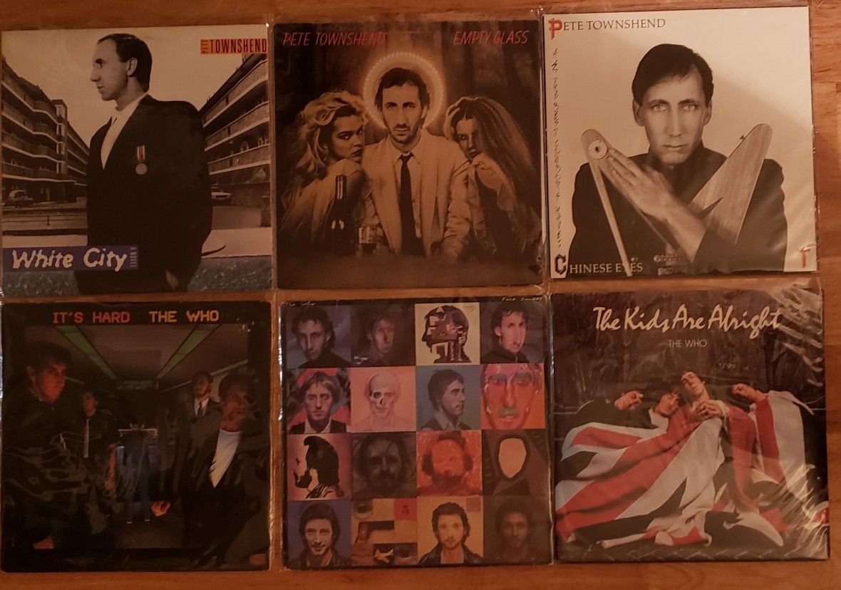 Vinyl Record Lot - The Who and Pete Townshend