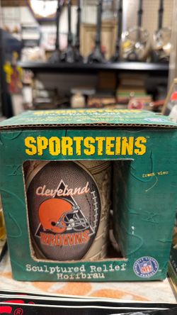 Cleveland Browns Hoffbrau Sculptured Mug