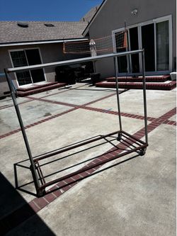 Rolling Clothing Rack