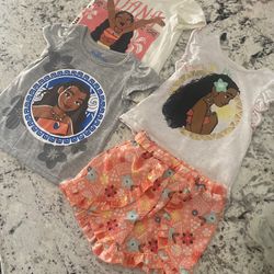 Toddler moana Outfits 2t 