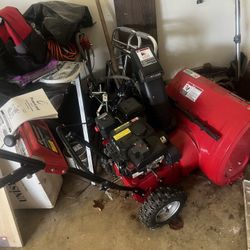 Lawnmower and snowblower,… Haven’t been used in a while, but when we did use them, they worked fine