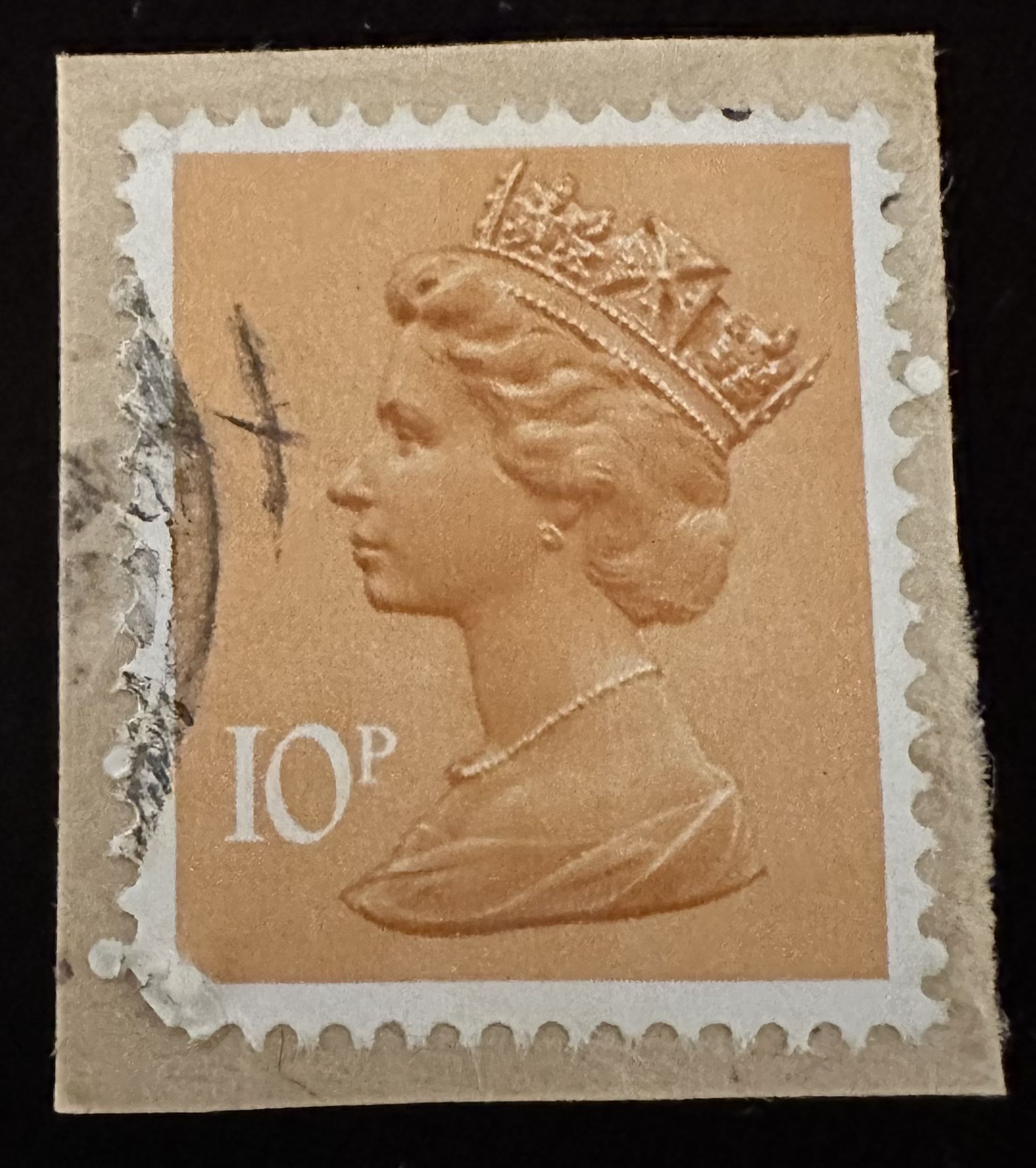 Great Britain 10P Elizabeth II stamps(#GB1)