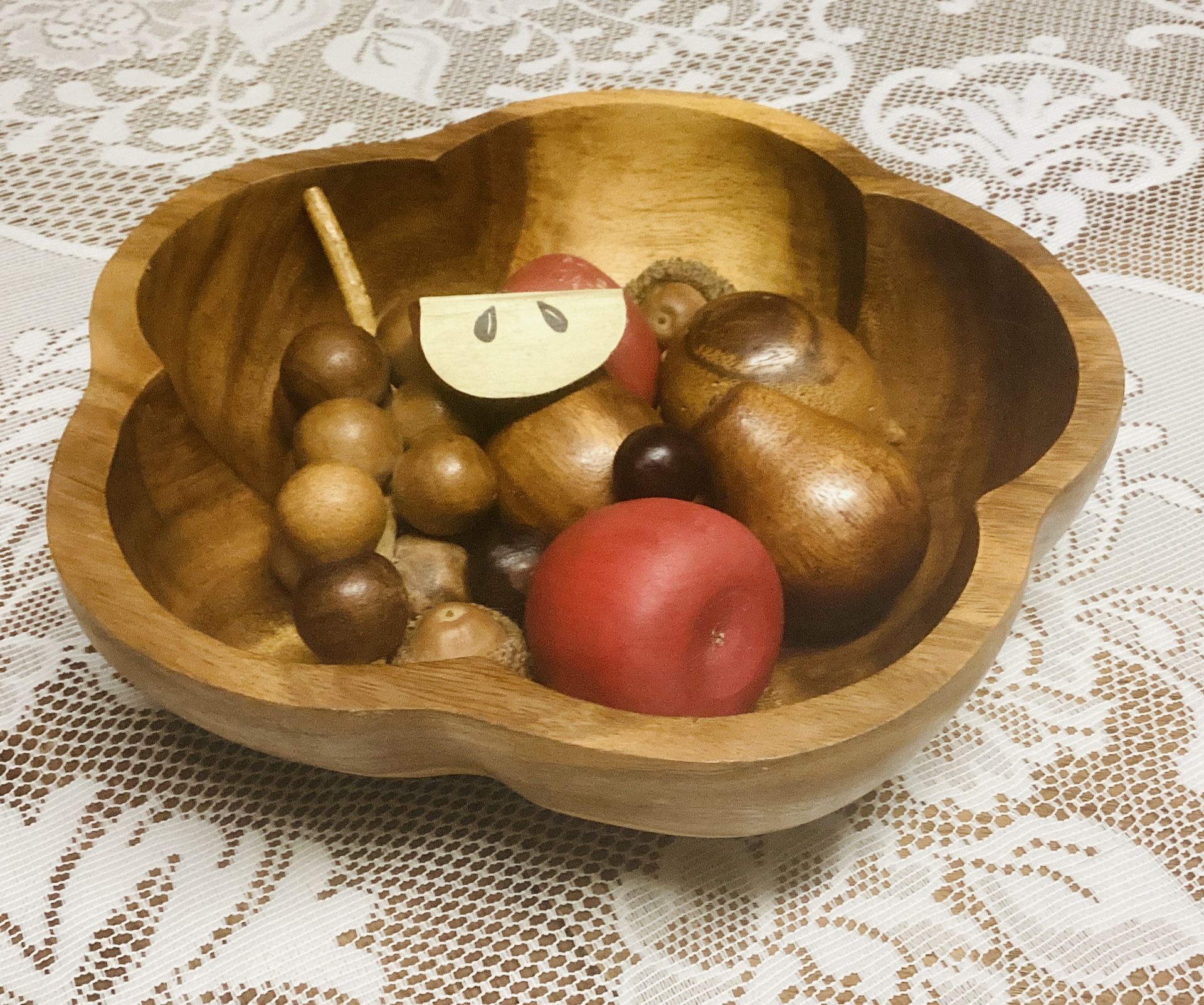 Teak Wood Bowls. (2) Bowls