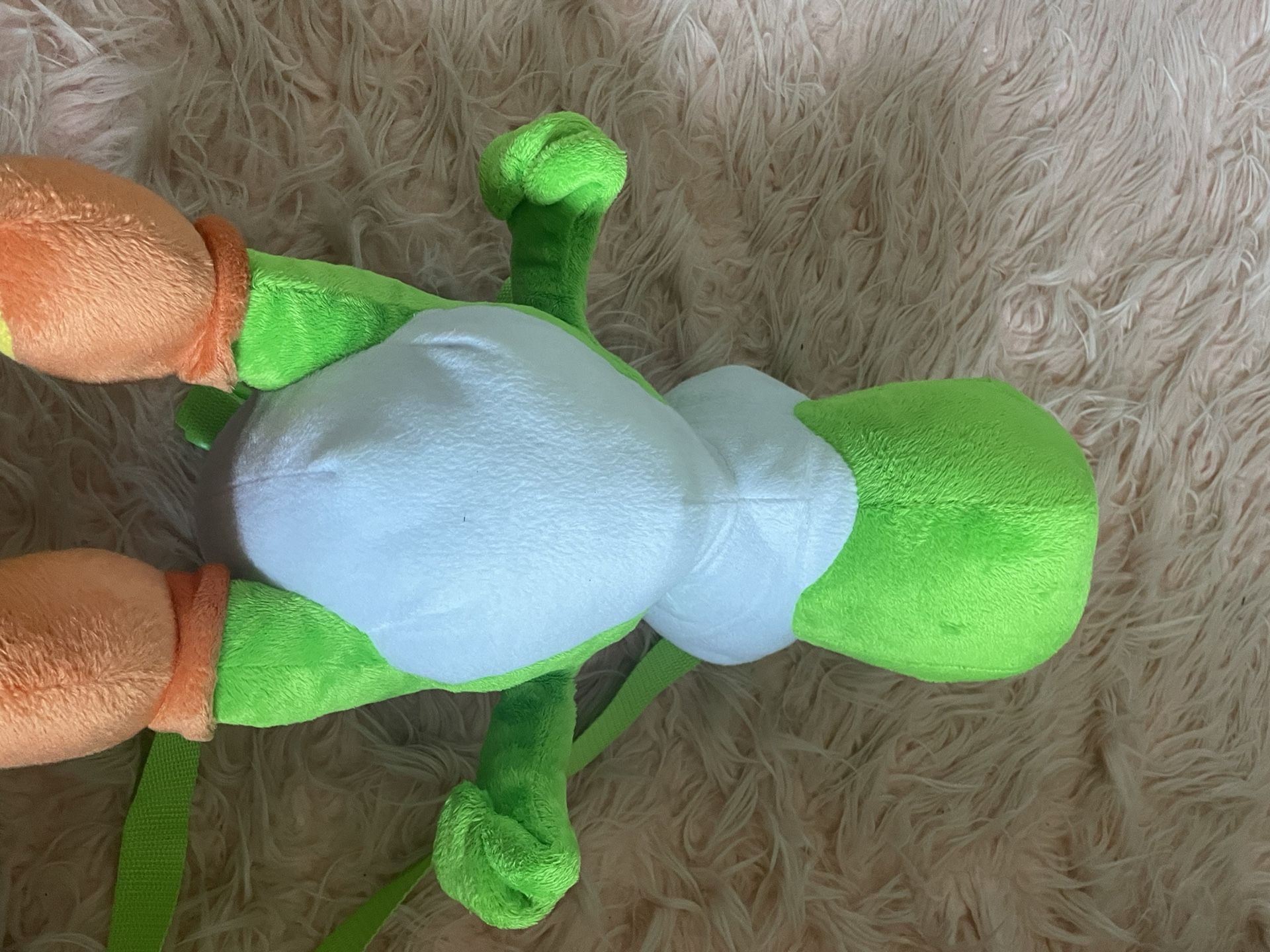 yoshi plushie backpack