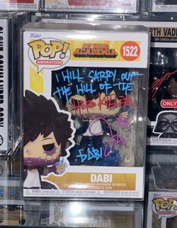 Funko Pop! Vinyl: My Hero Academia - Dabi #1522 Autographed By Jason Liebrecht