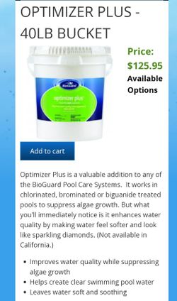 2 Bottle Of 40 Lb Optimizer Plus
