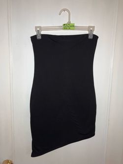 Black Strapless tube top dress