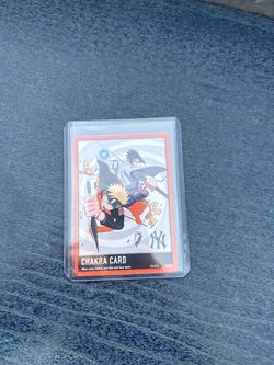 Yankees Naruto card
