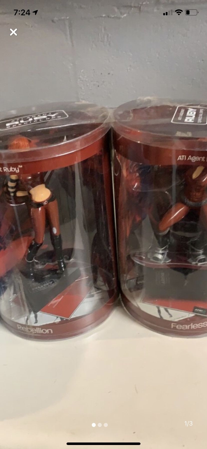 ATI Agent Ruby Collector Figurines