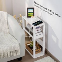 Side Table W/ Charging Station Brand New In Box $20