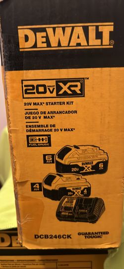 20V MAX XR Premium Lithium-Ion 6.0Ah and 4.0Ah Starter Kit