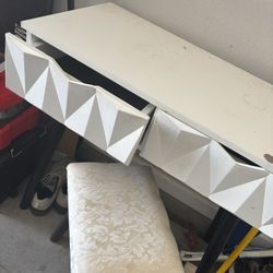 Vanity With Stool