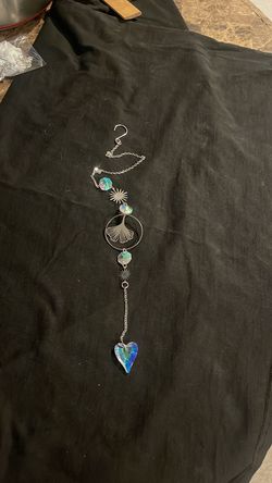 New crystal sun & heart sun catcher