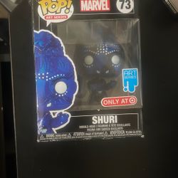 Funko pop Marvel art series Shuri 73