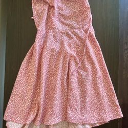 Pink Floral Dress