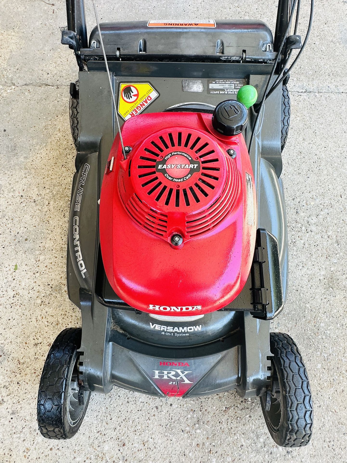 HONDA HRX217K5VKA 187cc Gas 21 in. 4-in-1 Versamow System Lawn Mower