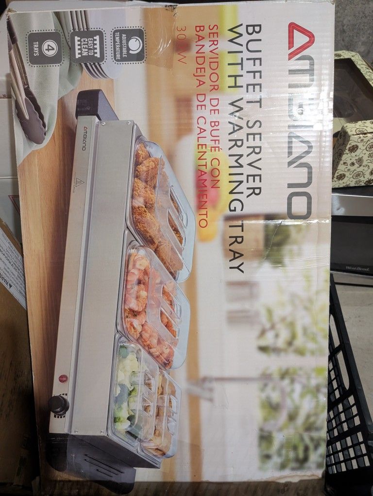 Buffet Server With Warming Tray