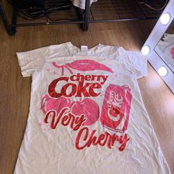 Cherry Coke Oversized Tee