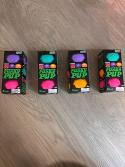 Teenie Nee Doh Funky Pup 3-Pack x4 Boxes