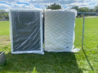Full mattress and box