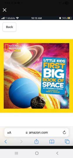 National Geographic Kids First Big Book Of Space