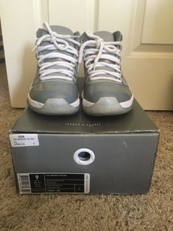 Air Jordan Cool grey 11 size 9
