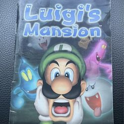AUTHENTIC (Manual Only) Luigi's Mansion - Gamecube Instruction Booklet only