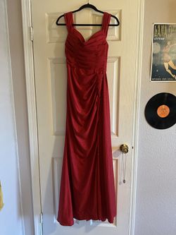 Prom Red Sparkly Formal Dress (size 8)