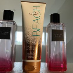 2 Fragrance Victoria Secret Mist With Bath & Body Cream