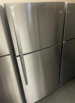 Whirlpool Top Mount Refrigerator Stainless Steel