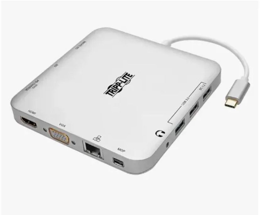 Tripp Lite USB-C Docking Station for Dual Monitors, 4K HDMI @ 30Hz, Mini Display