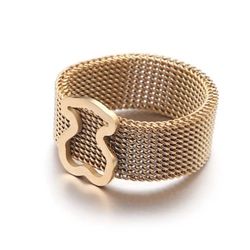 Style Bear ring stainless steel 7-8