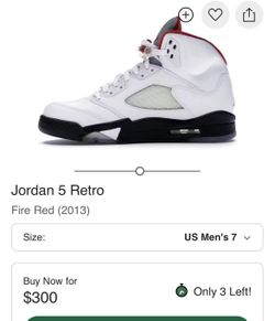 Jordan 5 Retro ‘Fire Red’