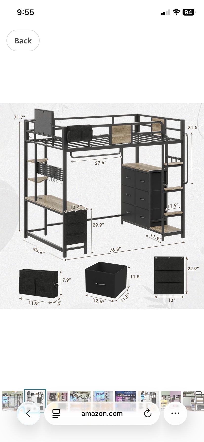 Gaming Bunk bed