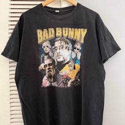 Distressed Bad Bunny 2022 Tour T-shirt