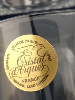 Garanti lead crystal tumblers. NEW