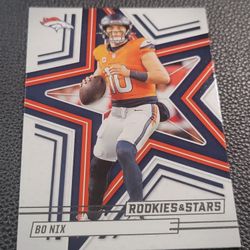 Bo Nix Rookies & Stars Denver Broncos
