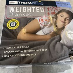 $$40,   TheraPedic Weighted Blanket 